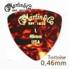 마틴 톨토이즈 기타 피크 0.46mm 삼각형 12개 세트  Martin Tortoise 0.46mm Triangle Pick